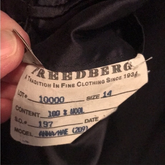 Vintage Norton Ditto Freedberg Classic Women Houston Blazer Size 14 100% Wool - Picture 5 of 6